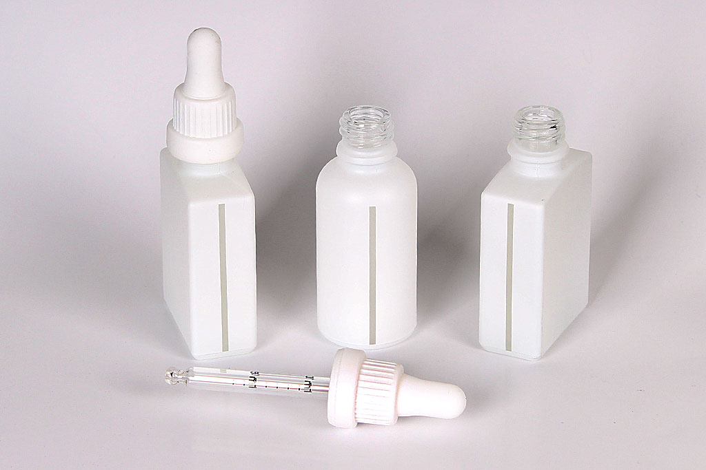 Matte White Bamboo Dropper Bottles | Bamboo Dropper Bottles|hemkundinc
