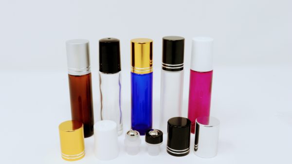 10ml Glass Roll On Containers w/ Ball and Caps
