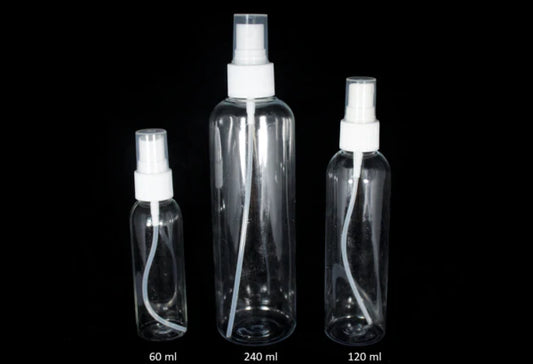 Clear Pet Bottle With Spray Pump
