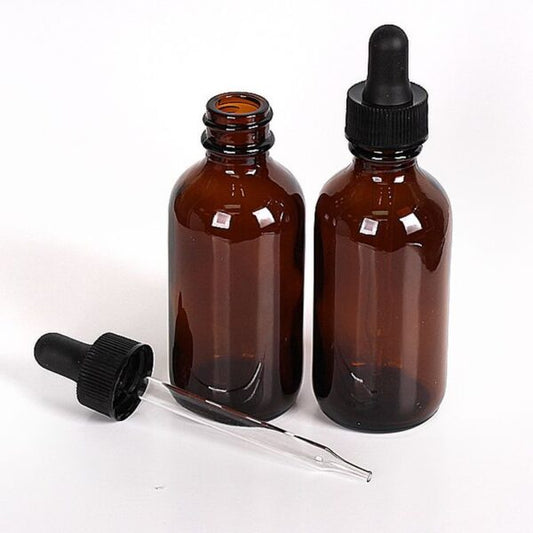 1 oz and 2 oz boston glass bottle