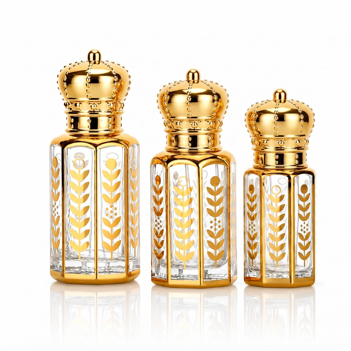 Perfume glass bottles
