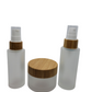 Eco-Friendly Frosted Bottle | Bamboo Pump Spray Bottle | hemkundinc