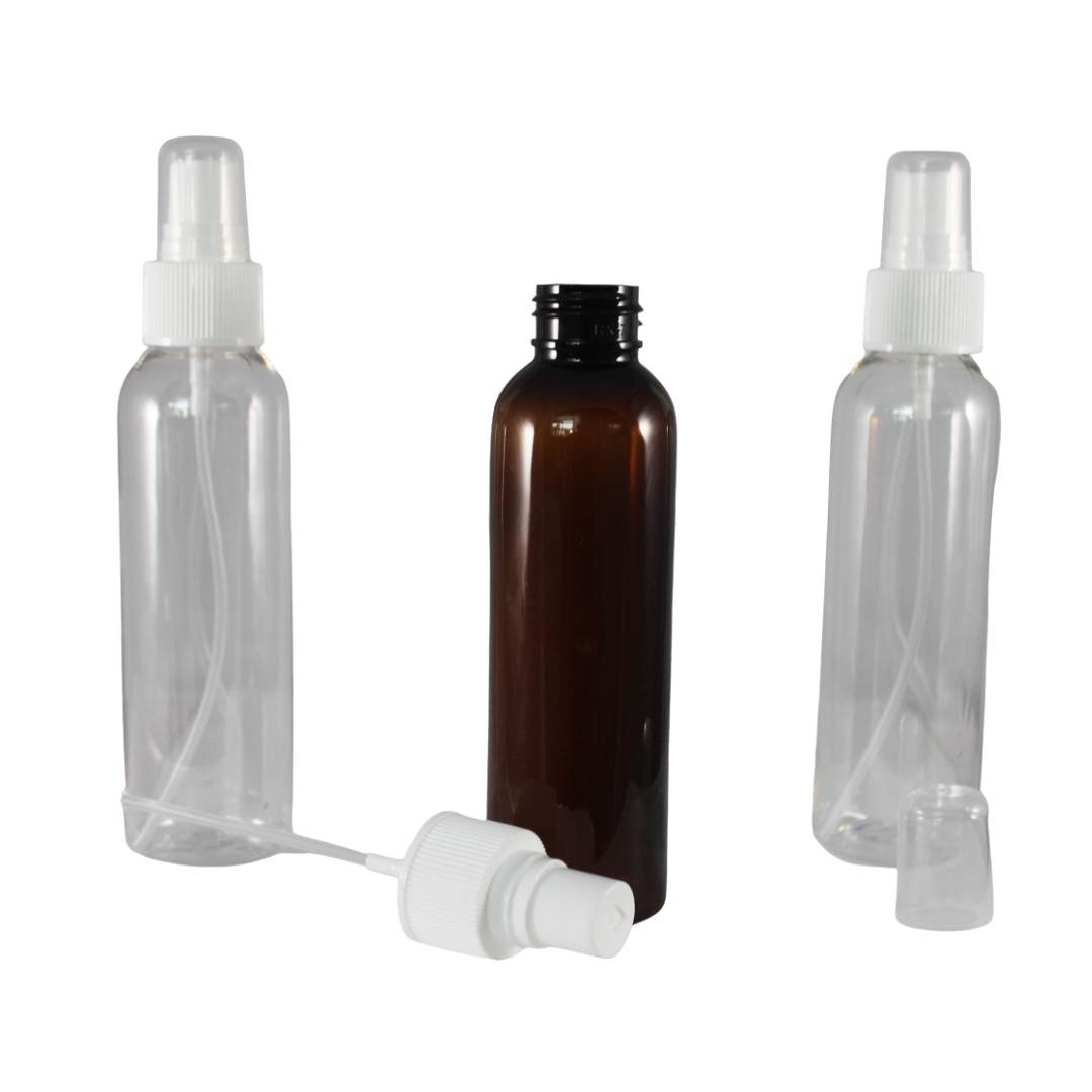 120 Ml Amber Pet Bottle With Spray Pump