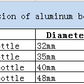 Silver Aluminum Bottles