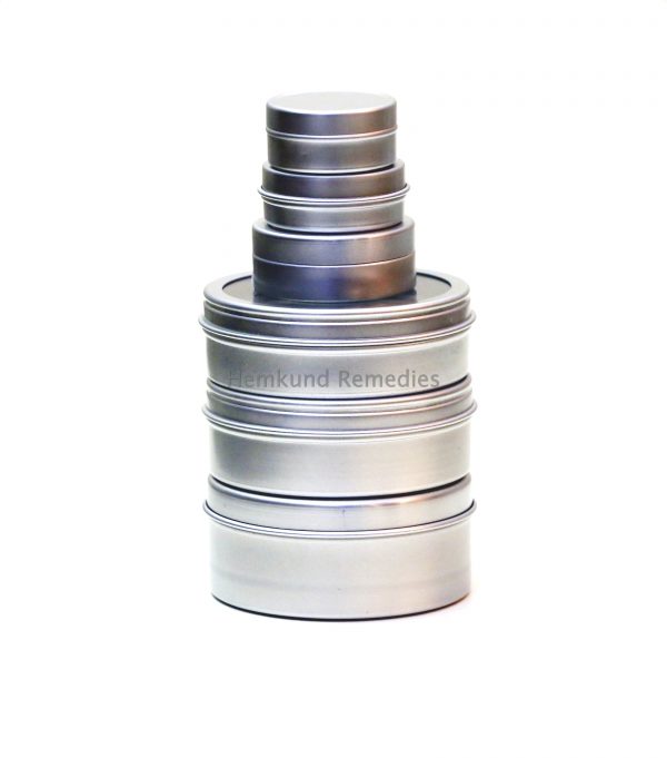 Aluminum Jars with push cap