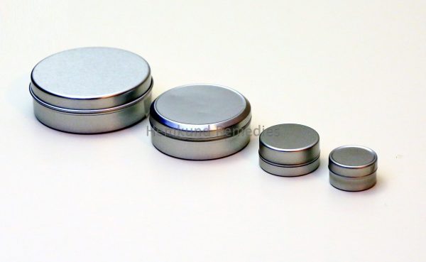 Aluminum Jars with push cap