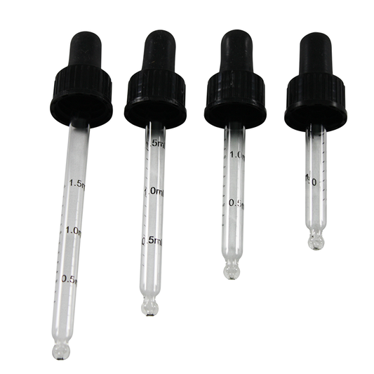 Black Bulb Glass Dropper | Bulb Glass Dropper | hemkundinc