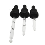 Glass Dropper Black Bulb | Tamper Glass Dropper | hemkundinc