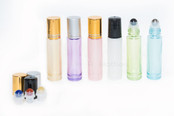 Elegant 10 Ml Pearl Collections Roll On Glass W/ Steel Roll /Cap 150pcs