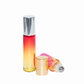Thick Ombre Red Yellow Glass Roll-on Bottle
