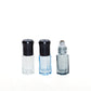 3ml New Style Small Octagon Glass Roller Bottle With Black Cap