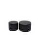 UV Black straight wall Glass Jars with CRC cap