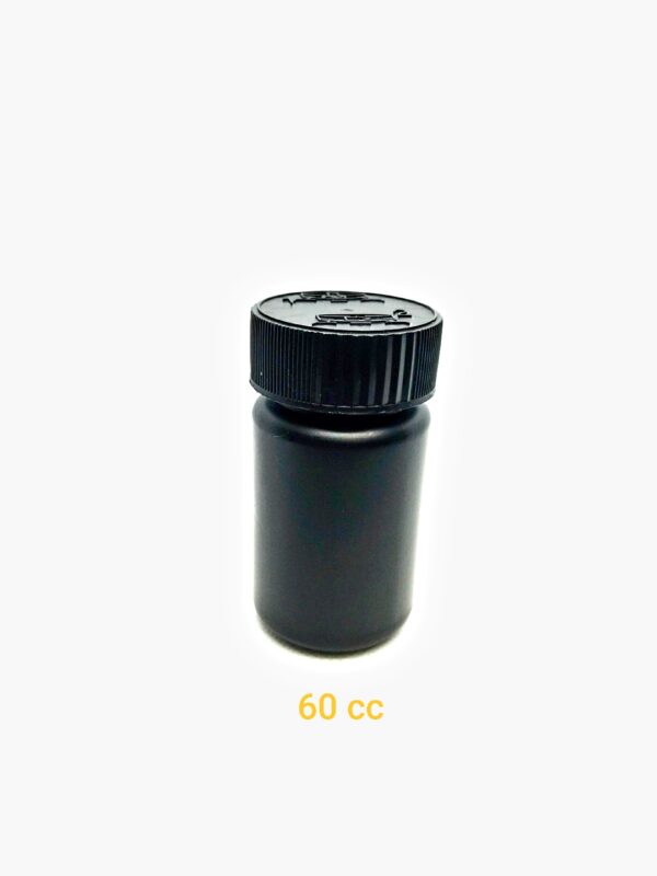 Black HDPE Pill Bottles with CRC Cap