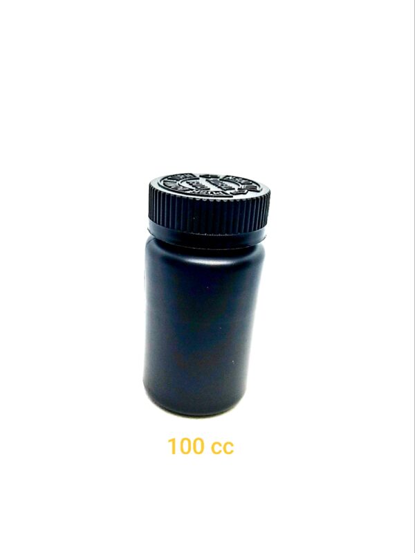 Black HDPE Pill Bottles with CRC Cap