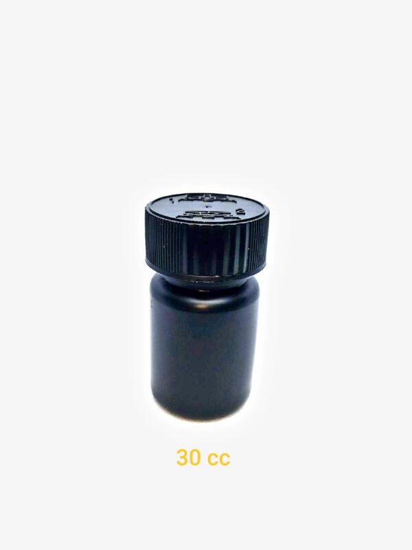 Black HDPE Pill Bottles with CRC Cap