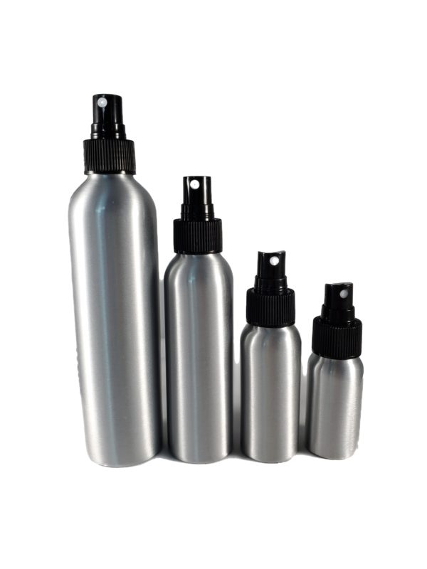 Silver Aluminum Bottles