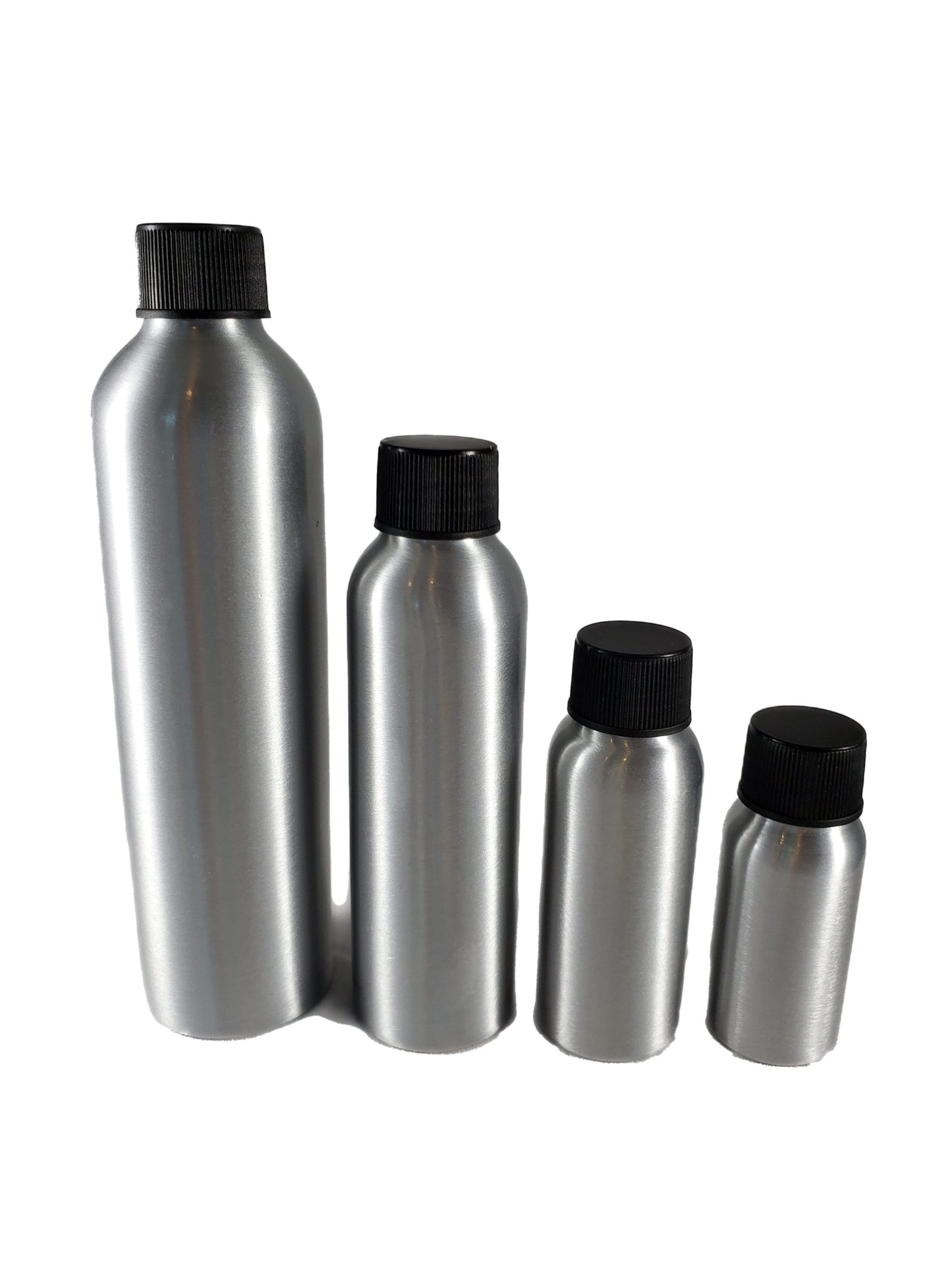 Silver Aluminum Bottles