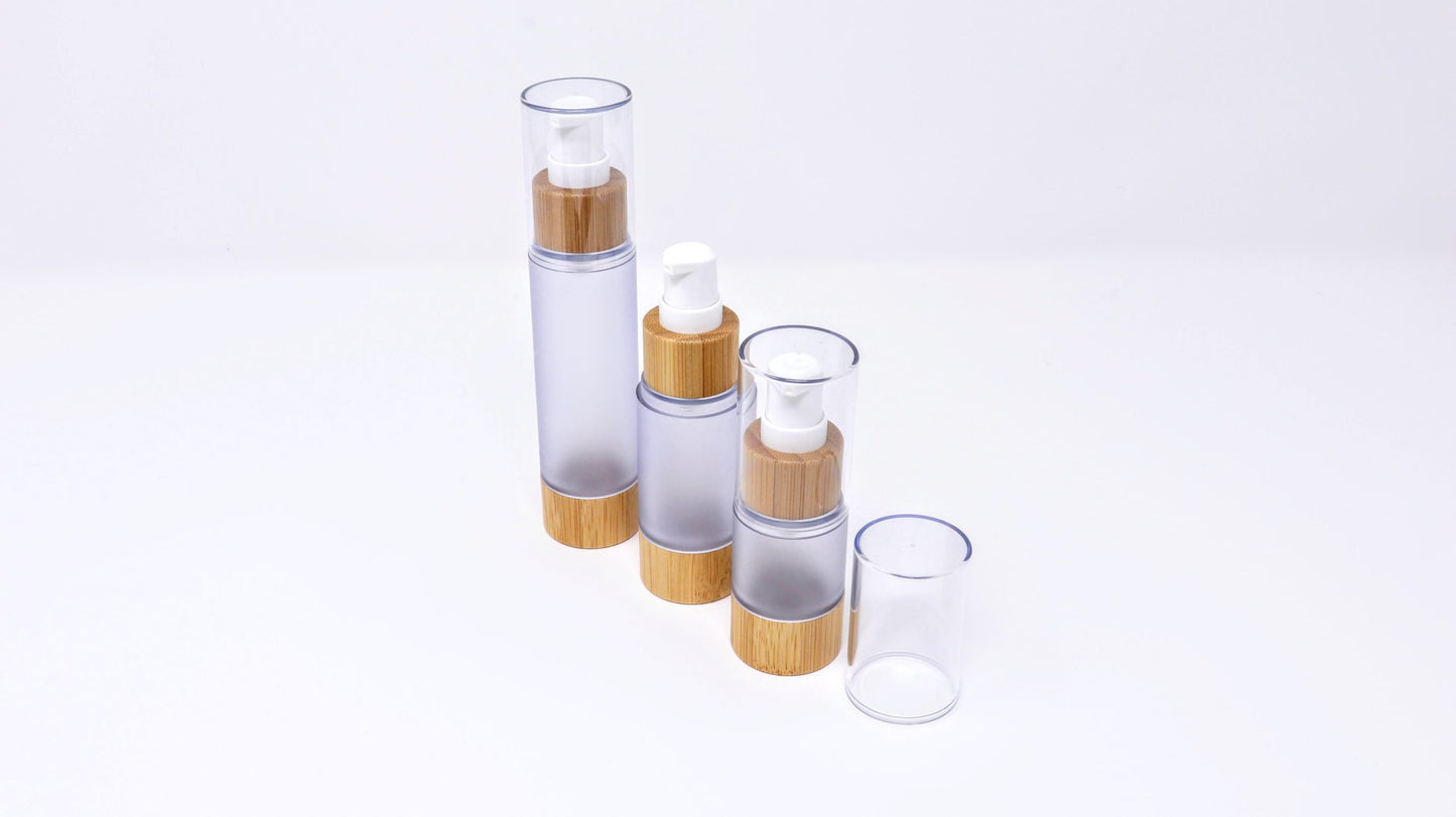 Bamboo PP Airless Lotion Bottle