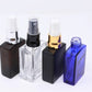 Rectangle Glass Bottles w/ spray / treatment pump