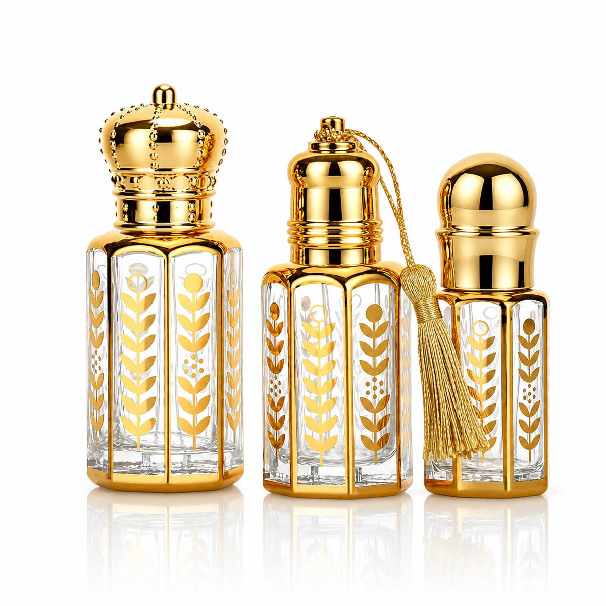 Perfume glass bottles