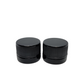 UV Black straight wall Glass Jars with CRC cap