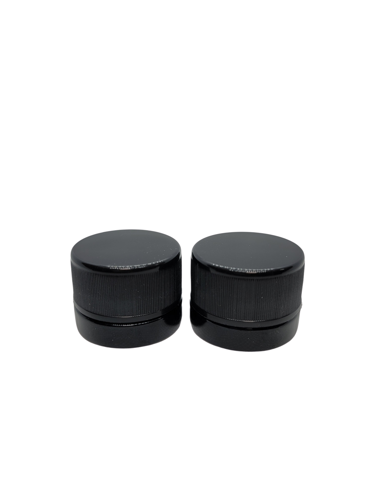 UV Black straight wall Glass Jars with CRC cap