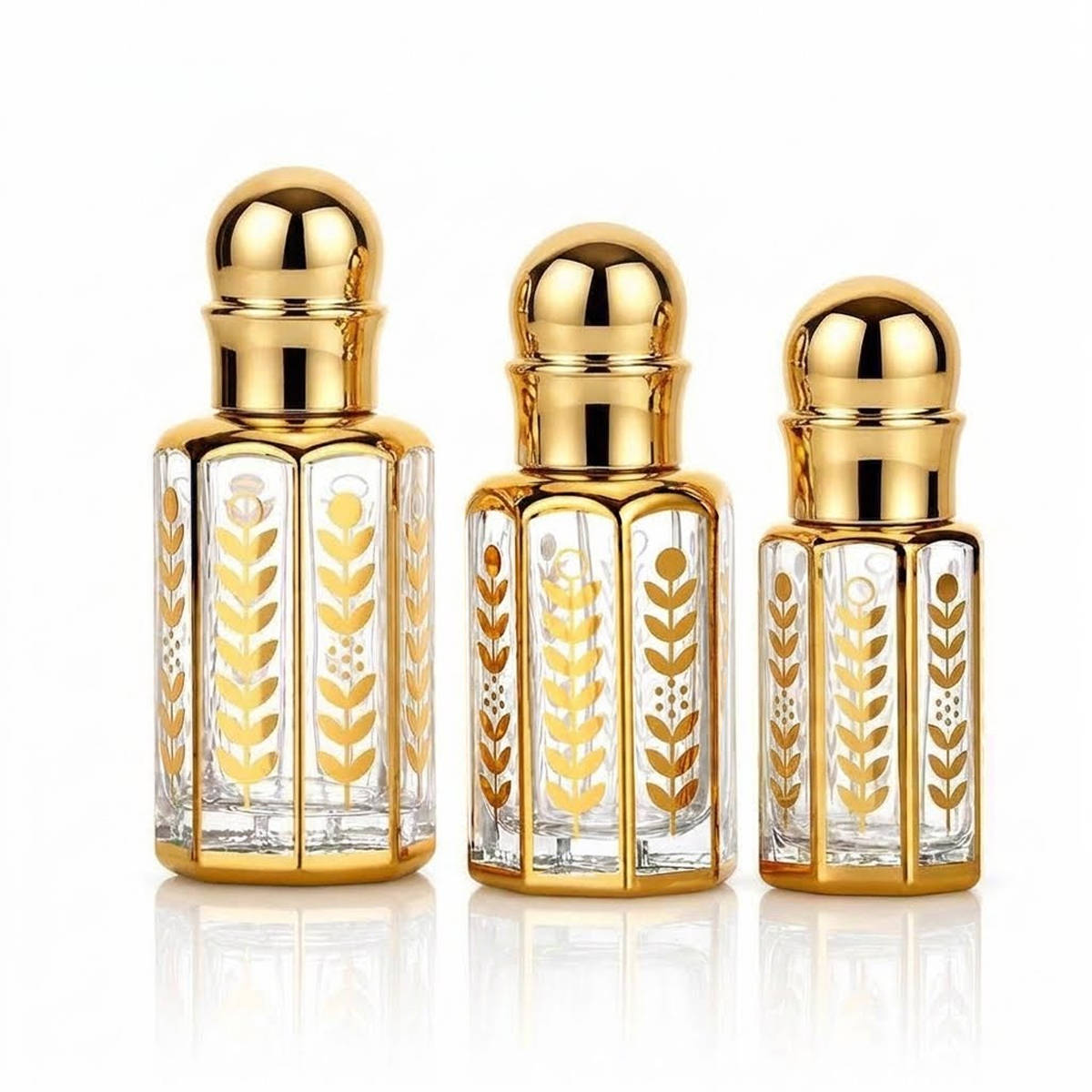 Perfume glass bottles