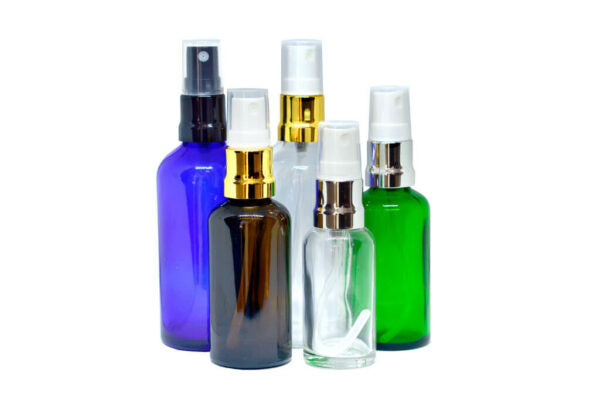 Glass Bottles With Treatment Pump