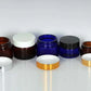 Glass jars with cap