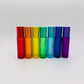 Rainbow Roll On Glass Bottle With Matching Cap 10ml