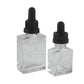 Rectangle Glass Bottles W/ Glass Droppers