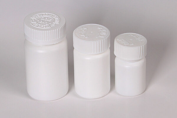 HDPE Pill Bottles With CRC Cap