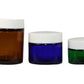 Glass jars with cap