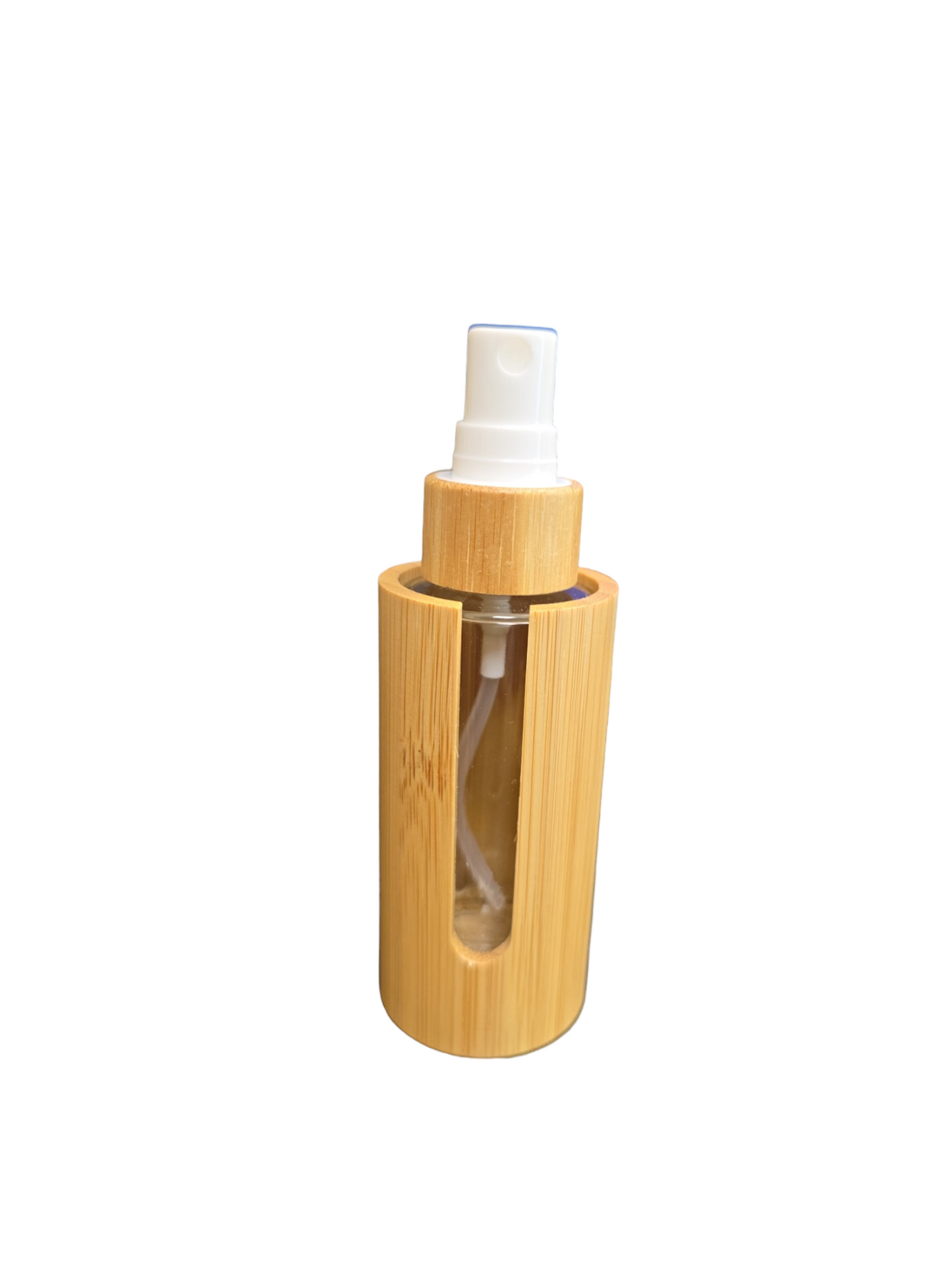 Bamboo Glass Bottle With Bamboo Spray/Treatment Pump