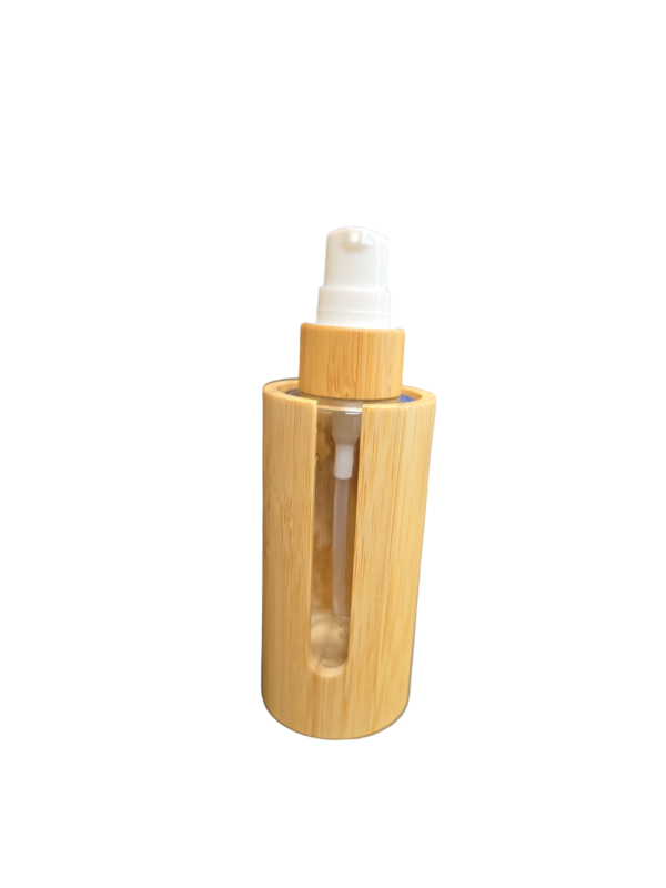 Bamboo Glass Bottle With Bamboo Spray/Treatment Pump