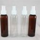 120 ml Amber Pet bottle with spray pump