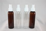 120 Ml Amber Pet Bottle With Spray Pump