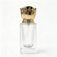 Crimp perfume glass bottles with cap