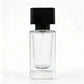 Crimp perfume glass bottles with cap