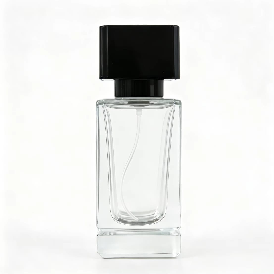 Crimp perfume glass bottles with cap