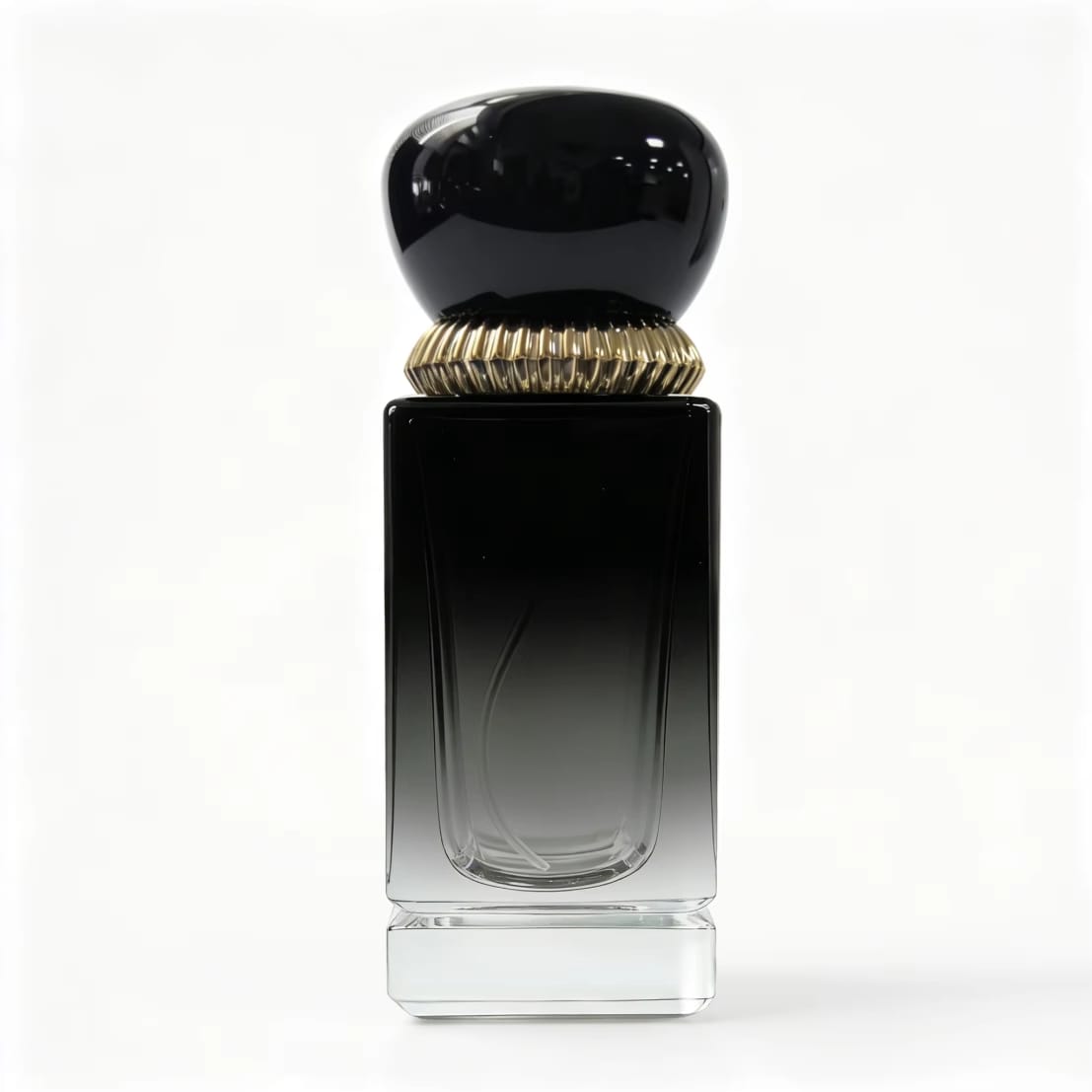 Crimp perfume glass bottles with cap
