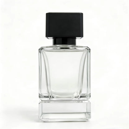 Crimp perfume glass bottles with cap
