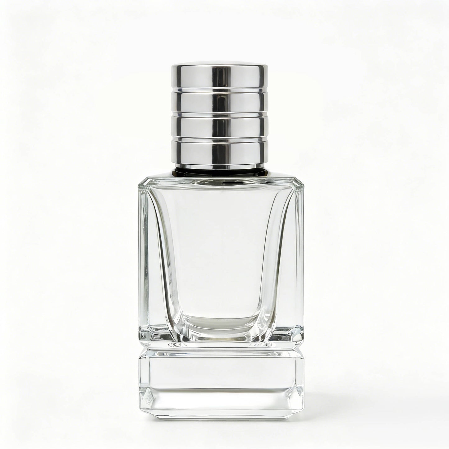 Crimp perfume glass bottles with cap