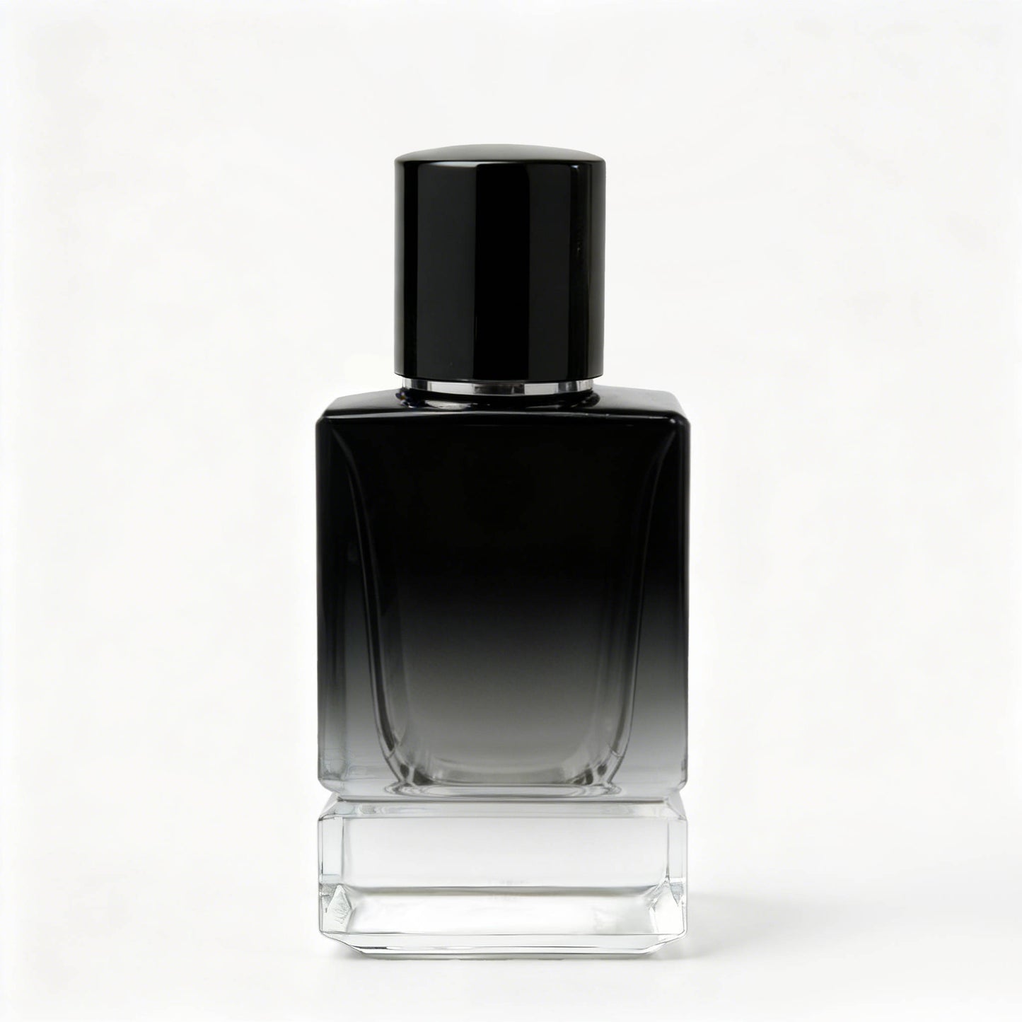 Crimp perfume glass bottles with cap