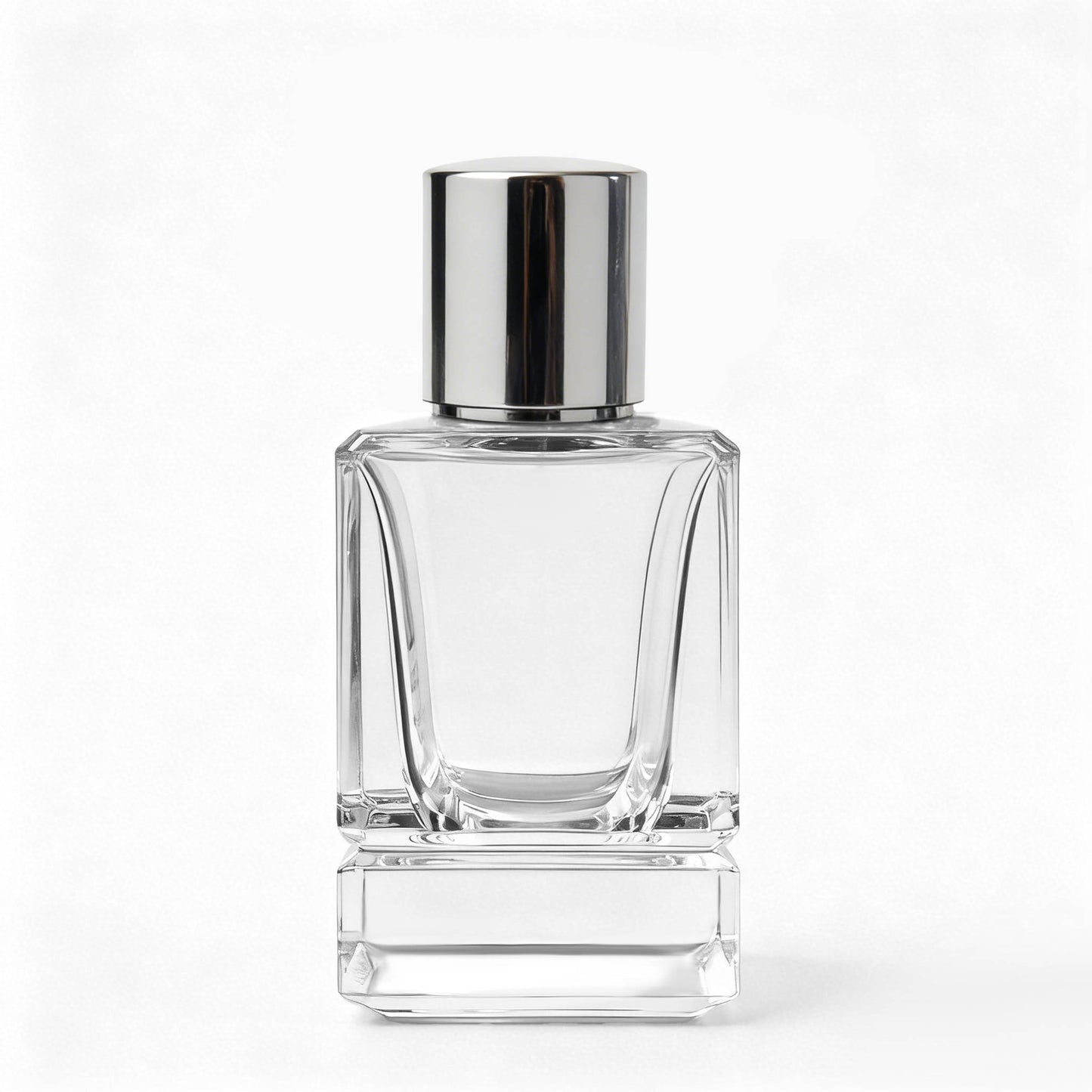 Crimp perfume glass bottles with cap