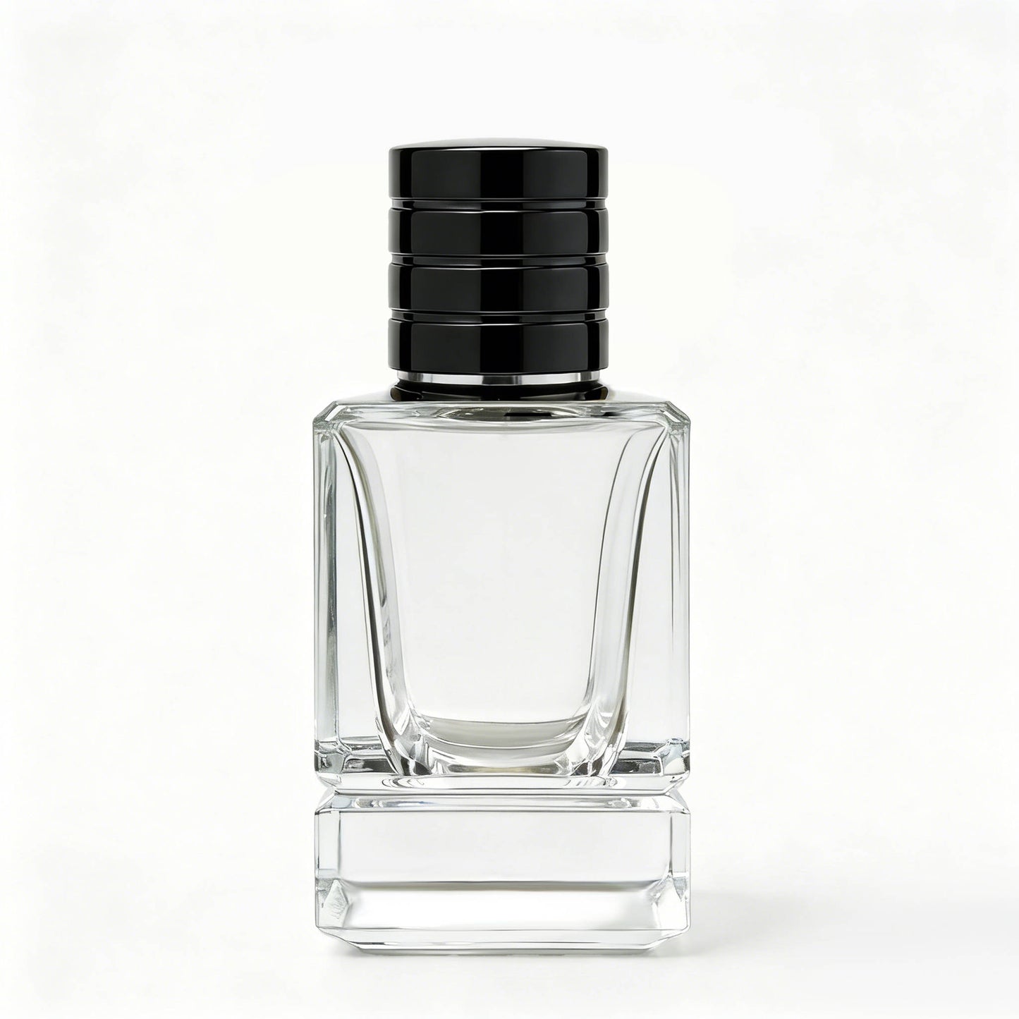 Crimp perfume glass bottles with cap