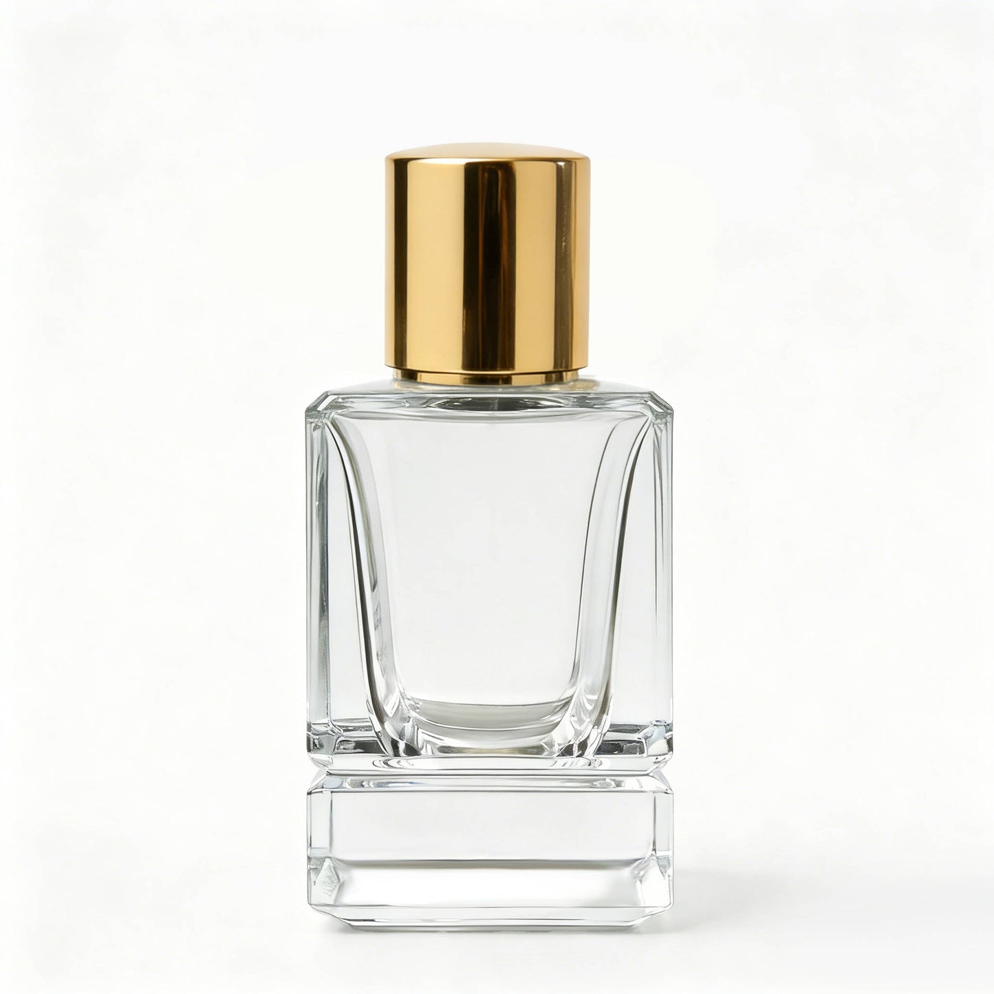 Crimp perfume glass bottles with cap