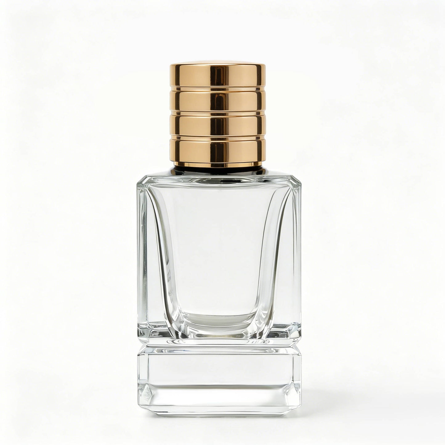 Crimp perfume glass bottles with cap