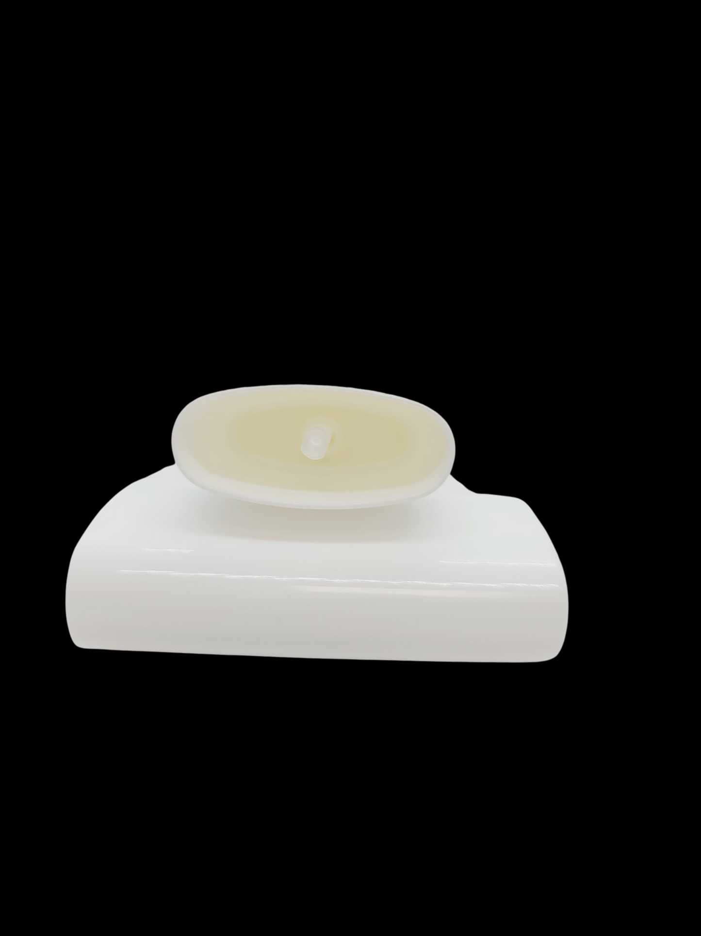 Deo stick (Oval) container white 15 gms