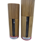 Bamboo Glass Bottle With Bamboo Spray/Treatment Pump